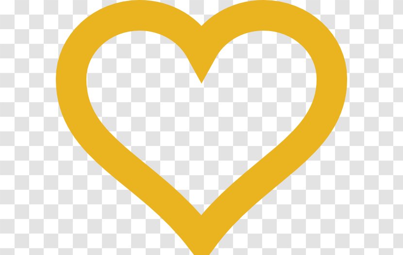 Gold Heart Energy Magic Clip Art - Yellow - GOLD HEART Transparent PNG