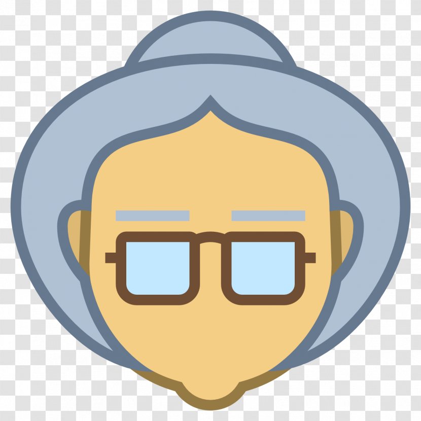 Old Age Person Woman Share Icon - Avatar Transparent PNG