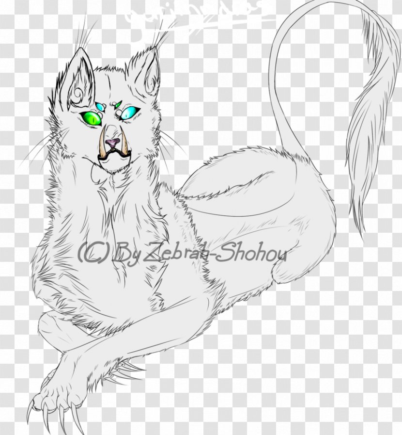 Whiskers Cat Lion Sketch Dog - Big Cats Transparent PNG