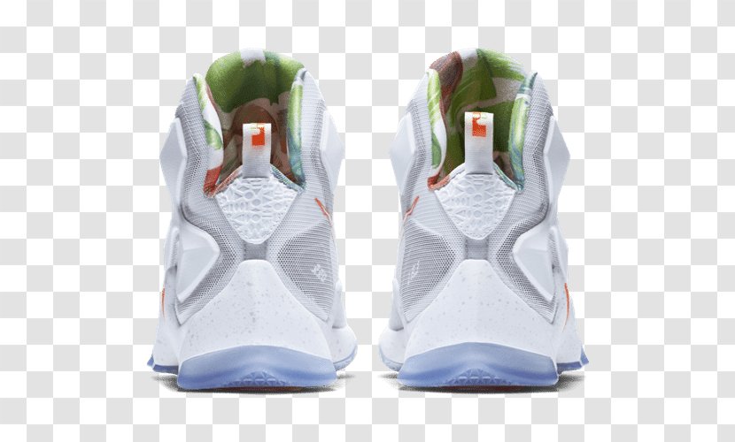Nike Basketball Shoe White Electric Green - Walking Transparent PNG