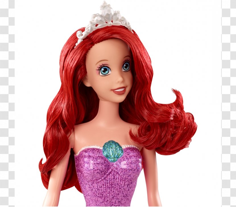 Ariel The Little Mermaid Doll Toy Disney Princess - Walt Company Transparent PNG