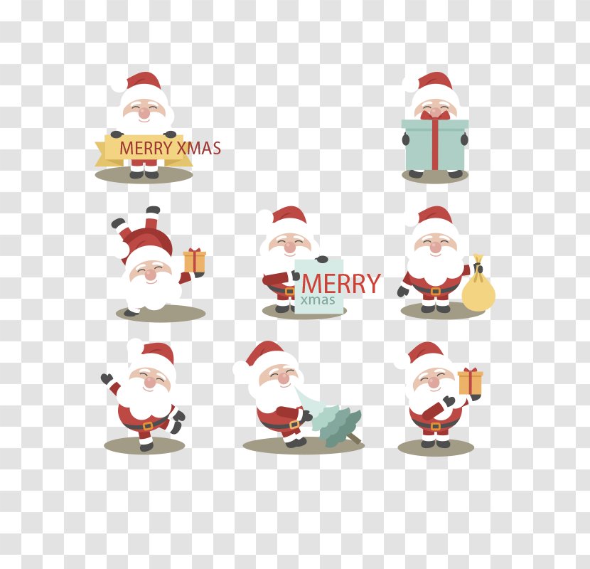 Santa Claus T-shirt Christmas Iron-on - Stock Photography - Vector Elements Transparent PNG