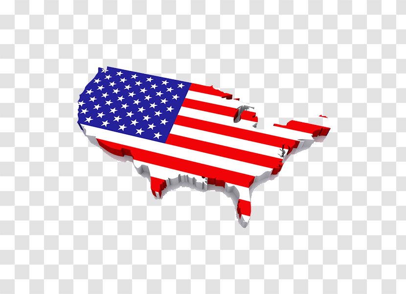 Flag Of The United States 3D Computer Graphics Map Transparent PNG