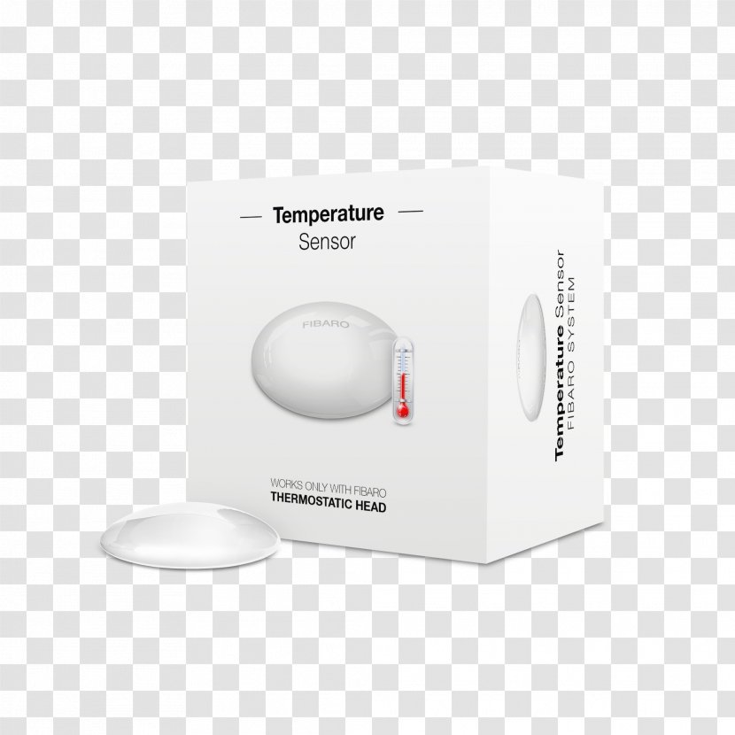 Sonde De Température Fibaro FGBRS-001 Indoor Temperature Sensor Freestanding Wireless The Heat Controller Starter Pack ZW5 EU Z-Wave White Thermostat - Fibar Group - D'infraroig Transparent PNG