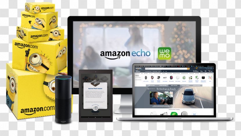 Amazon.com Amazon Echo Brand Advertising - Technology - Cosmetics Transparent PNG