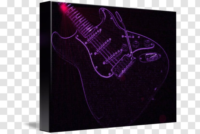 Gallery Wrap Canvas Art Guitar Transparent PNG