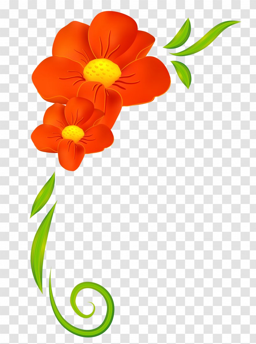 Flower Orange Clip Art - Dahlia - Clipart Transparent PNG