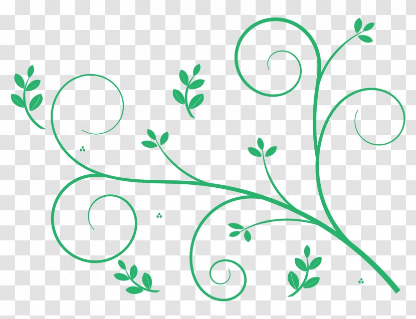 Floral Design Art Clip - Area - Leaf Swirl Transparent PNG
