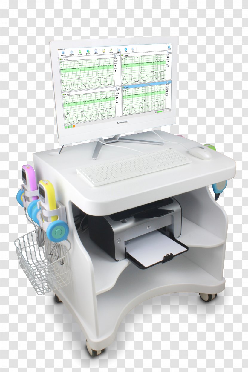 Medical Equipment Doppler Fetal Monitor Fetus Monitoring Heart Rate - Table Transparent PNG
