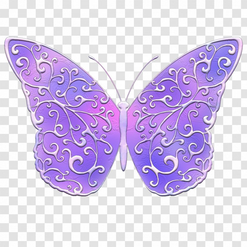Butterfly Insect Purple Insulamon Palawanense Lavender - Watercolor Transparent PNG