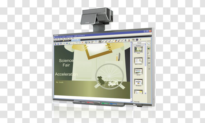 Product Design Computer Software System - Multimedia - Smartboard Transparent PNG