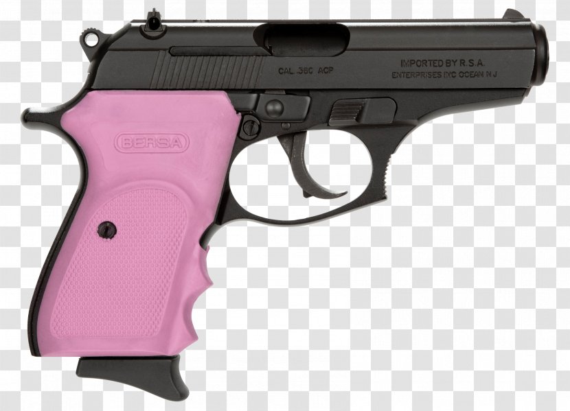 Bersa Thunder 380 .380 ACP Automatic Colt Pistol 9 - Trigger - Handgun Transparent PNG