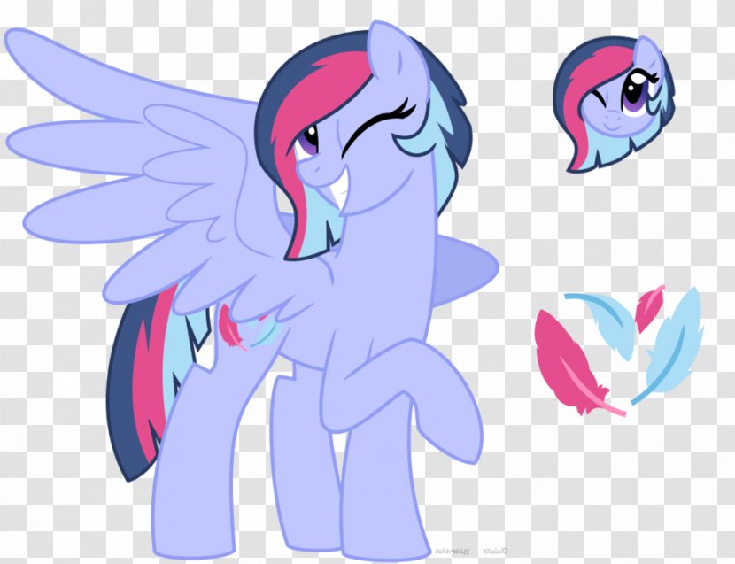 Pony Art Horse - Heart - Color Feather Transparent PNG