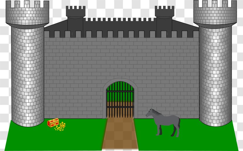 Castle Fortification Wall Clip Art - Wheeze Cliparts Transparent PNG