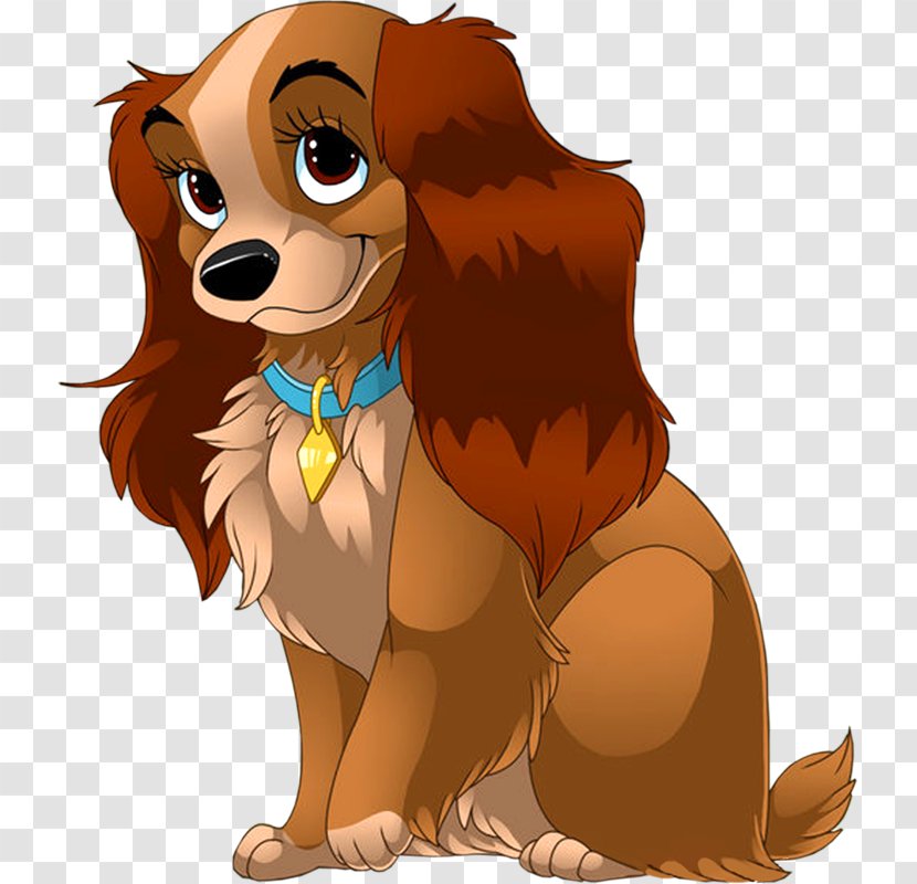 Animated Cartoon Lady And The Tramp Drawing - Heart - Carton Dog Transparent PNG