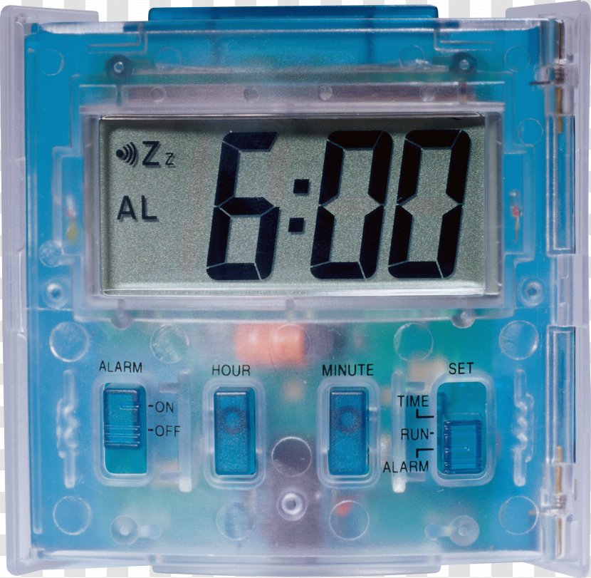 Radio Clock Alarm Digital Atomic - Talking Transparent PNG