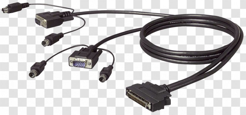 Computer Keyboard Mouse KVM Switches PS/2 Port Belkin - Electrical Cable Transparent PNG