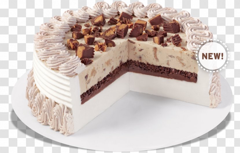 Ice Cream Cake Reese's Peanut Butter Cups Butterfinger - Nice Transparent PNG