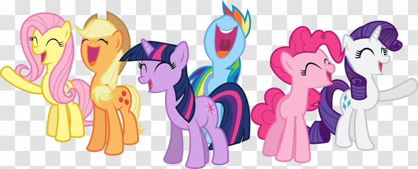 Twilight Sparkle Rarity Rainbow Dash Pony Pinkie Pie - Silhouette - Mane Transparent PNG