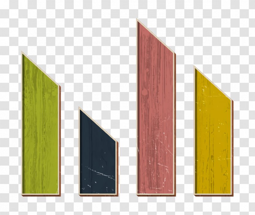 Analytics Icon Bar Chart - Plywood - Wood Stain Transparent PNG