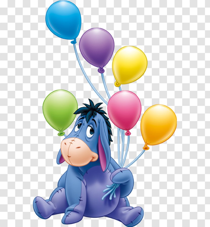 Eeyore's Birthday Party Winnie The Pooh Piglet Tigger - Eeyore Transparent PNG