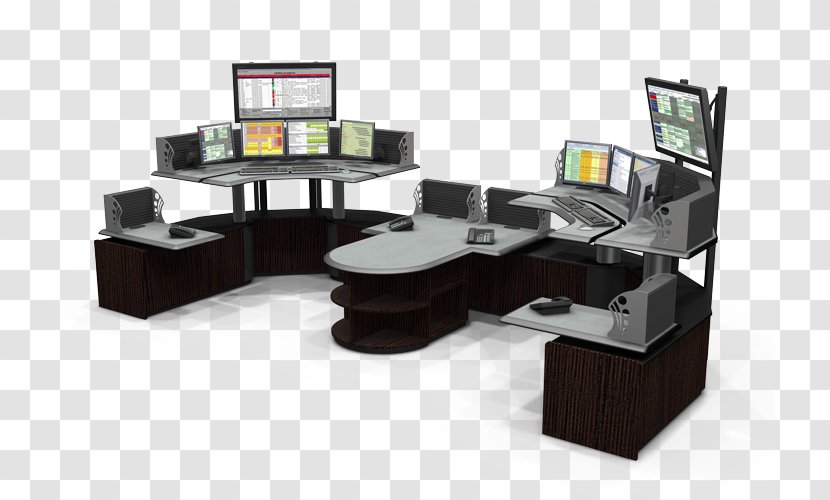 Desk Table Control Room Office System Console - Conference Centre Transparent PNG