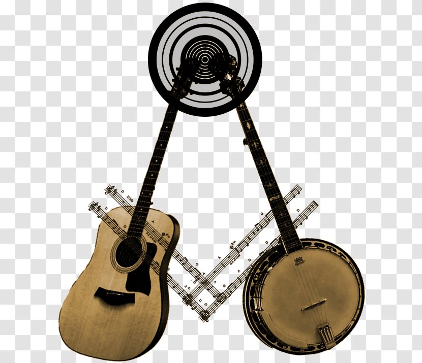 Acoustic Guitar Cavaquinho Banjo Acoustic-electric Uke - Cartoon Transparent PNG