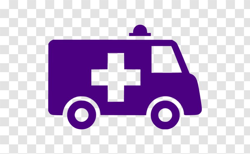 Ambulance Clip Art - Purple Transparent PNG