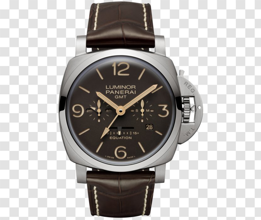 Panerai Equation Of Time Watch Greenwich Mean Zone Complication Transparent PNG