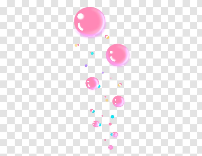 Bubble Animation - Point - Pink Fresh Bubbles Floating Material Transparent PNG