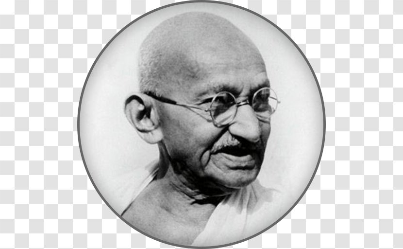 Mahatma Gandhi The Story Of My Experiments With Truth Jayanti India Peace - Facial Hair Transparent PNG