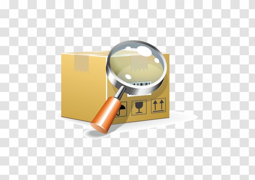 Cargo Rail Freight Transport Intermodal Container - Vector Magnifying Glass Box Transparent PNG