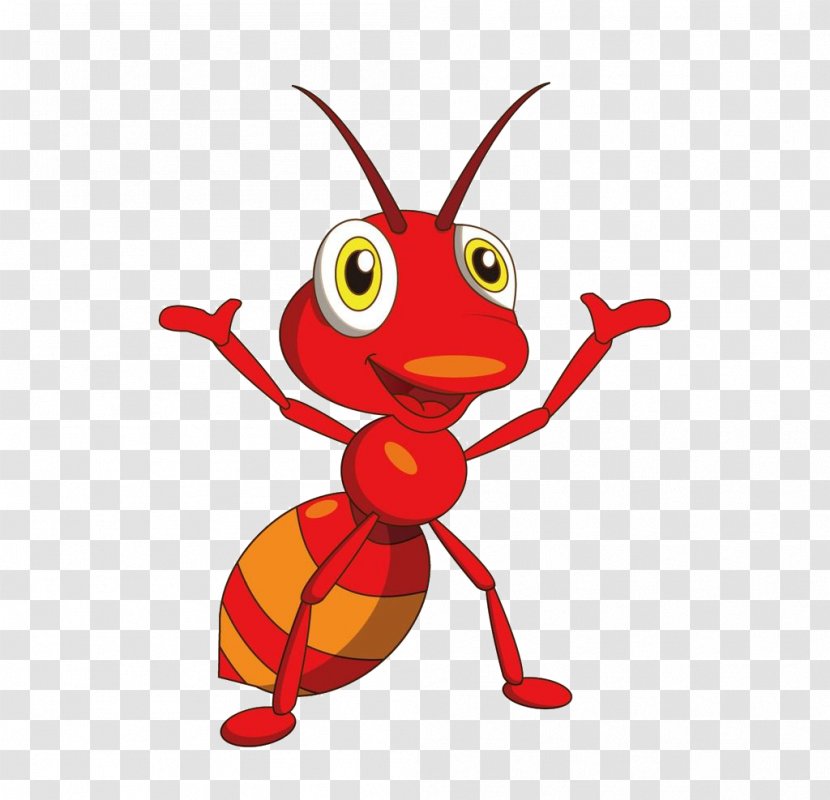 Ant Adobe Illustrator Illustration - Pollinator - Red Ants Leader Transparent PNG