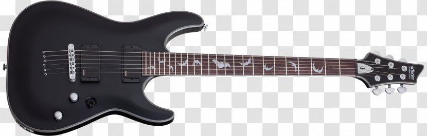 Schecter Guitar Research Damien Platinum Electric 6 C-1 Hellraiser - Jeff Loomis Transparent PNG