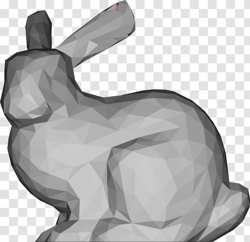 Stanford Bunny University Rabbit Low Poly Hare Transparent PNG