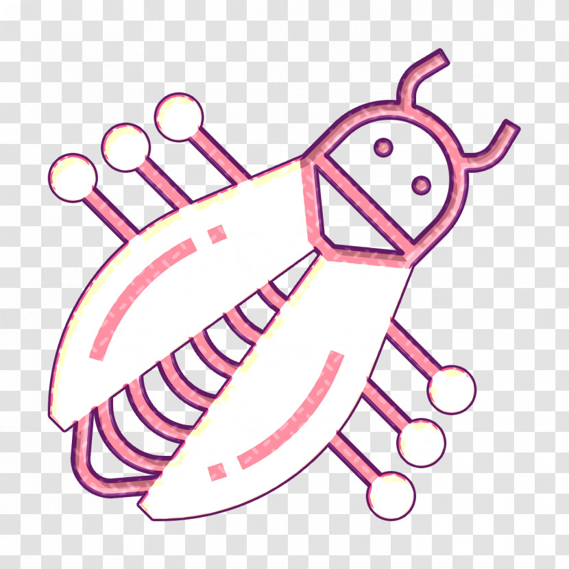 Bug Icon Cyber Crime Icon Transparent PNG