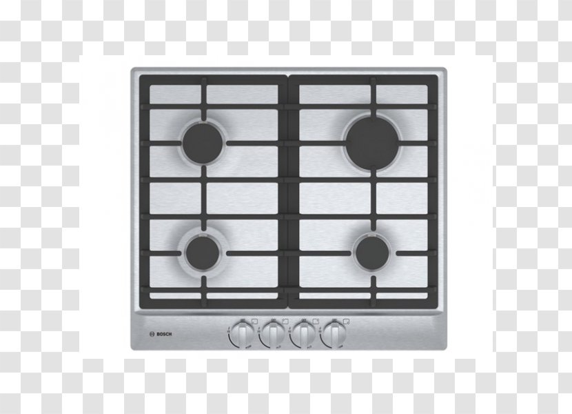 Cooking Ranges Gas Stove Robert Bosch GmbH Stainless Steel - Bed Top View Transparent PNG