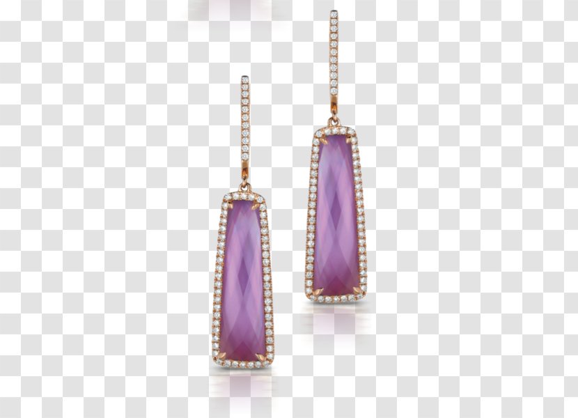 Amethyst Earring Purple - Fashion Accessory - Pearl Earrings Transparent PNG