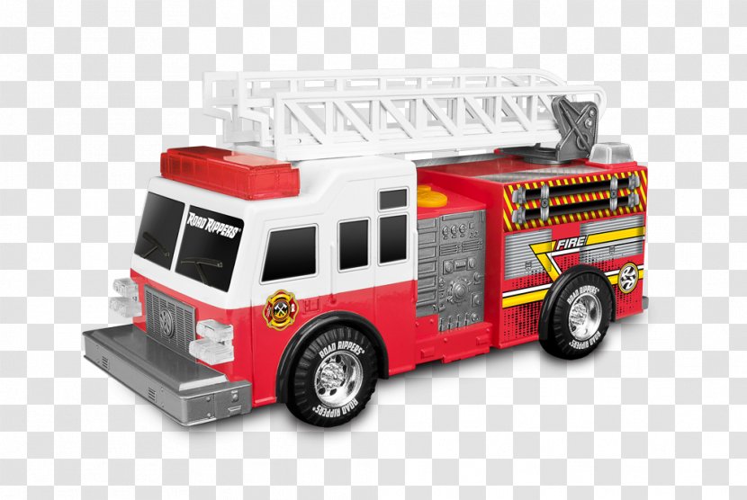 Fire Engine Model Car Toy Vehicle - Trucks Transparent PNG