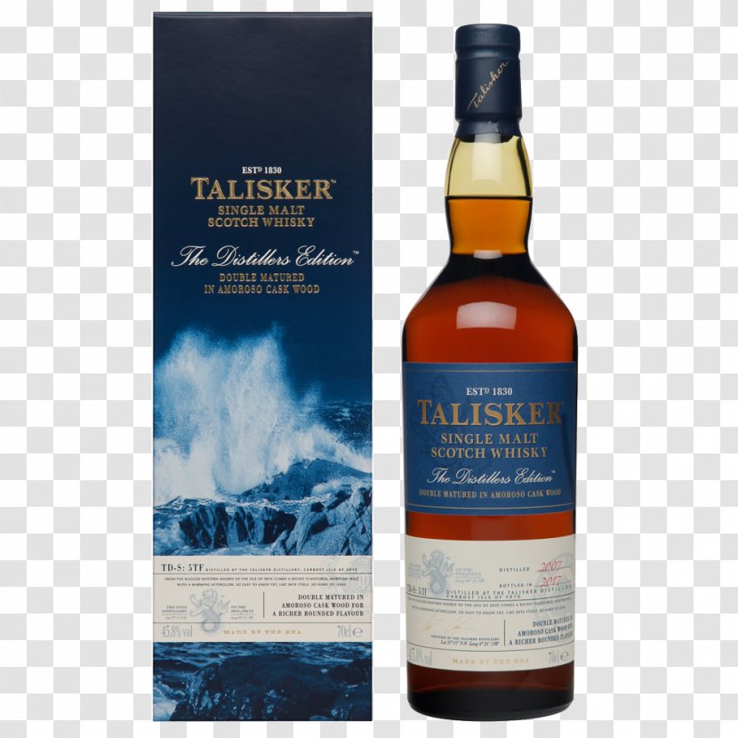 Talisker Distillery Single Malt Scotch Whisky Whiskey - Distilled Beverage - Beer Transparent PNG