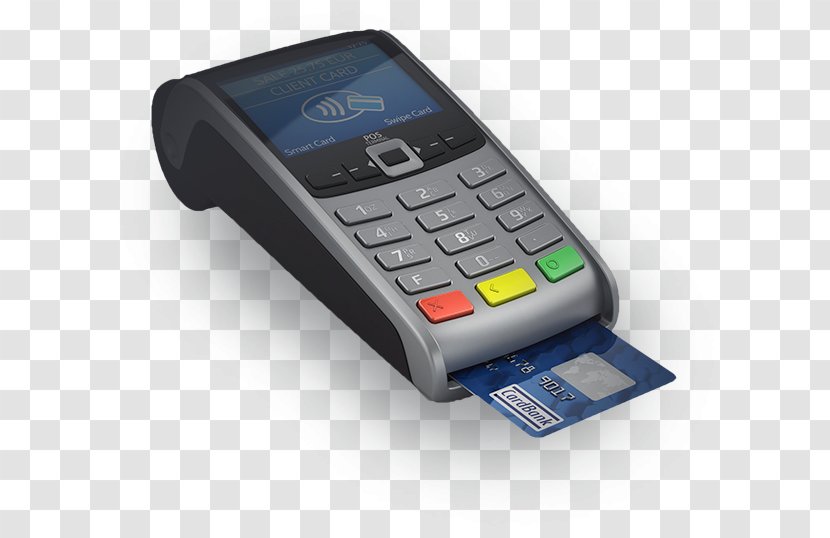 Payment Terminal Point Of Sale Credit Card Processor - Electronic Device Transparent PNG