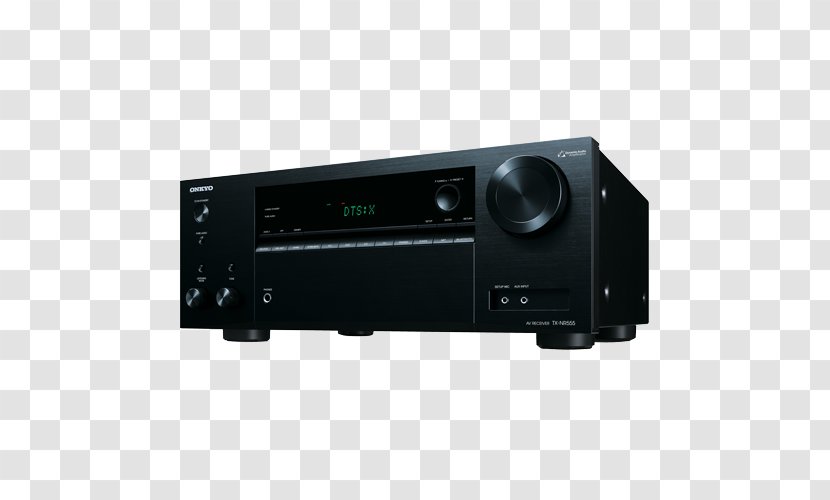 AV Receiver Amplifier Onkyo TX-NR555 TX-NR656 - Audio Power - Turntable Transparent PNG