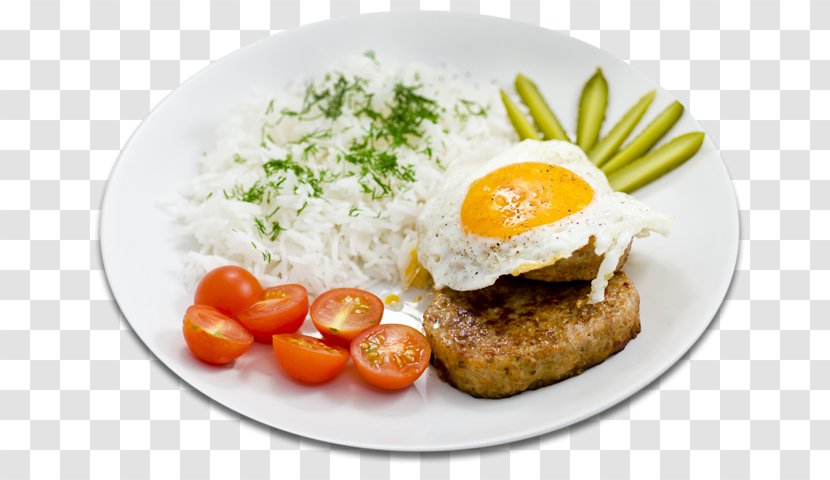 Full Breakfast Pizza Vegetarian Cuisine Cafe Beefsteak - Rice Transparent PNG