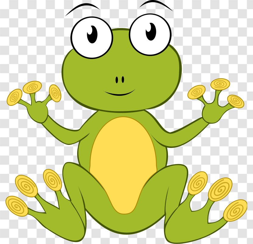 Frog Clip Art - Ranidae - On Lily Pad Clipart Transparent PNG