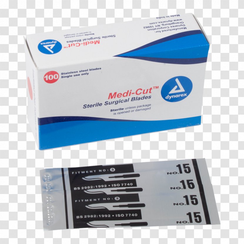 DV Medical Supply Scalpel Surgery Blade Box - Packaging And Labeling - Blades Transparent PNG