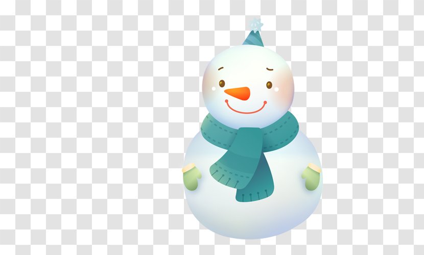Snowman Illustration - Christmas Ornament Transparent PNG