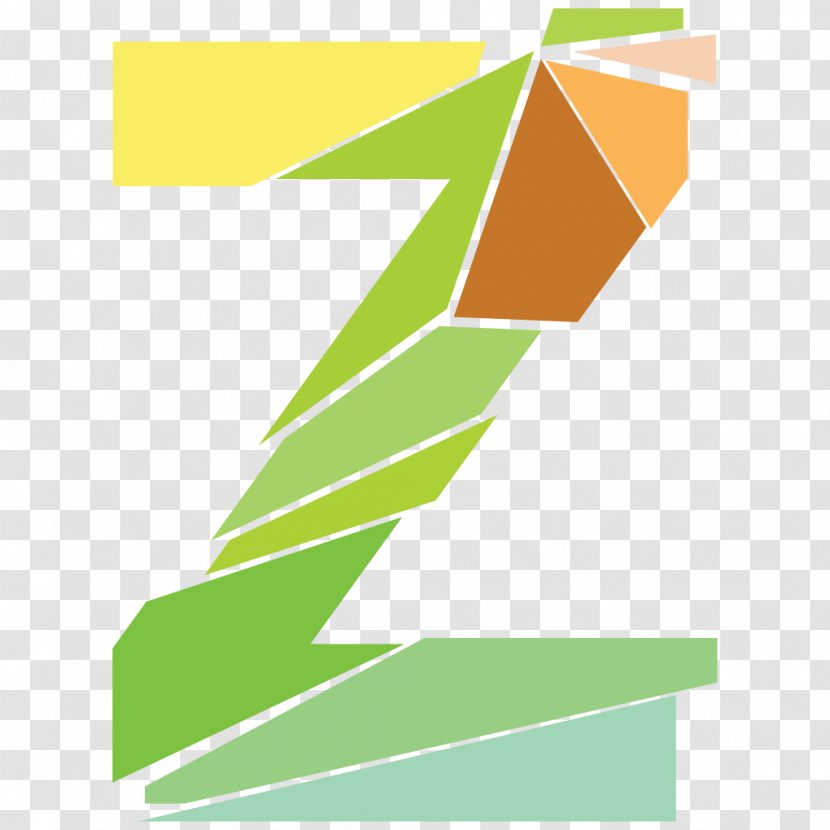 Letter Geometry Color - English Alphabet - Z Transparent PNG