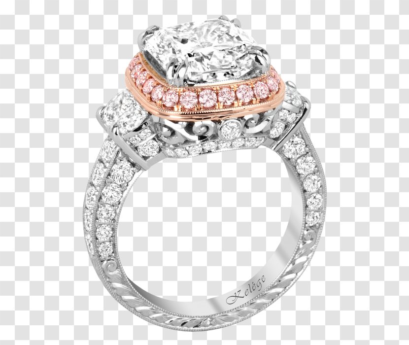 Wedding Ring Engagement Gold - Diamond - Creative Rings Transparent PNG