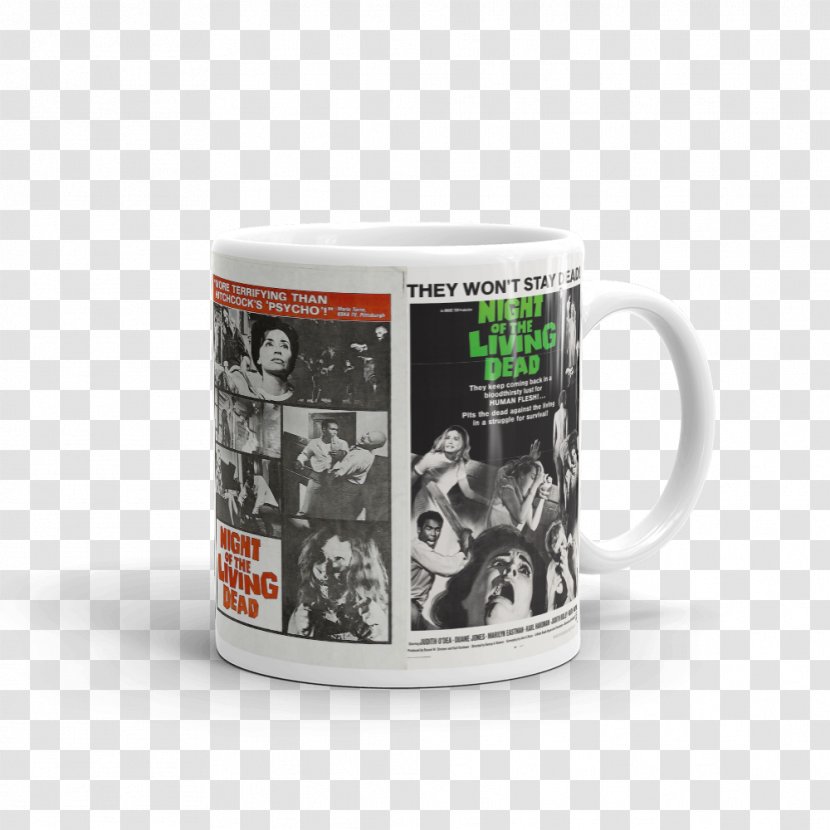 Coffee Cup Product Night Of The Living Dead Movie Poster 11x17 Master Print - Tableware - Romeo And Juliet 1968 Transparent PNG