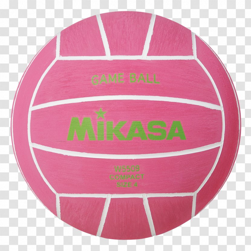 Water Polo Ball Mikasa Sports - Pink Transparent PNG